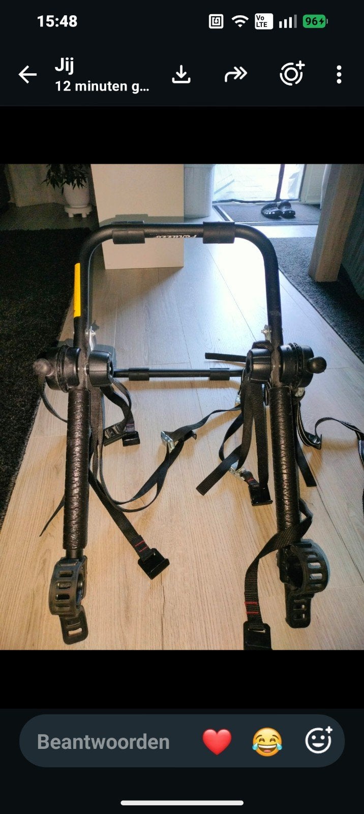 Peruzzo fietsendrager voor achterklep, Ophalen, Achterklepdrager