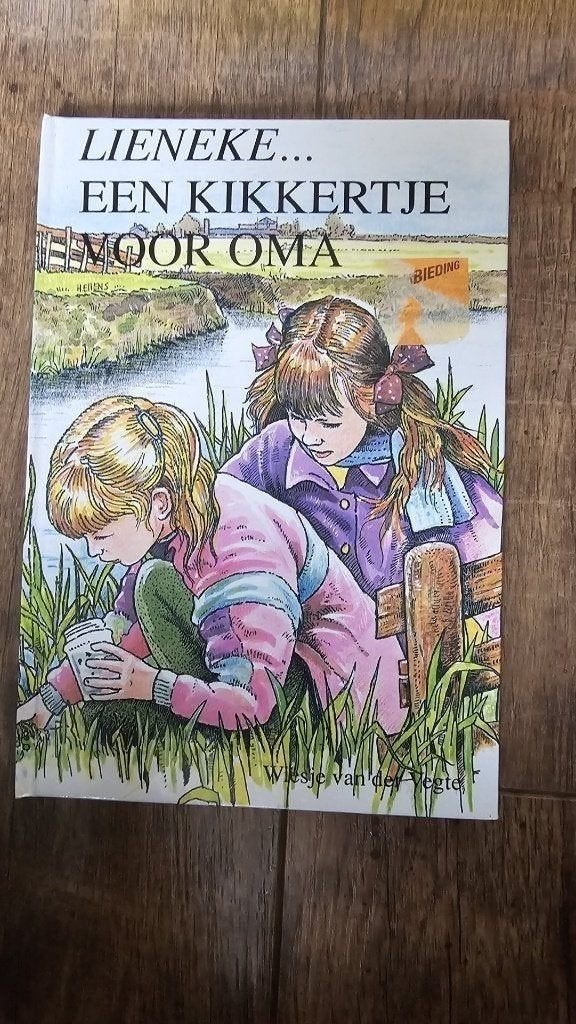 Wiesje van der Vegte - Lieneke een kikkertje voor oma, Ophalen of Verzenden, Zo goed als nieuw, Wiesje van der Vegte, Fictie algemeen