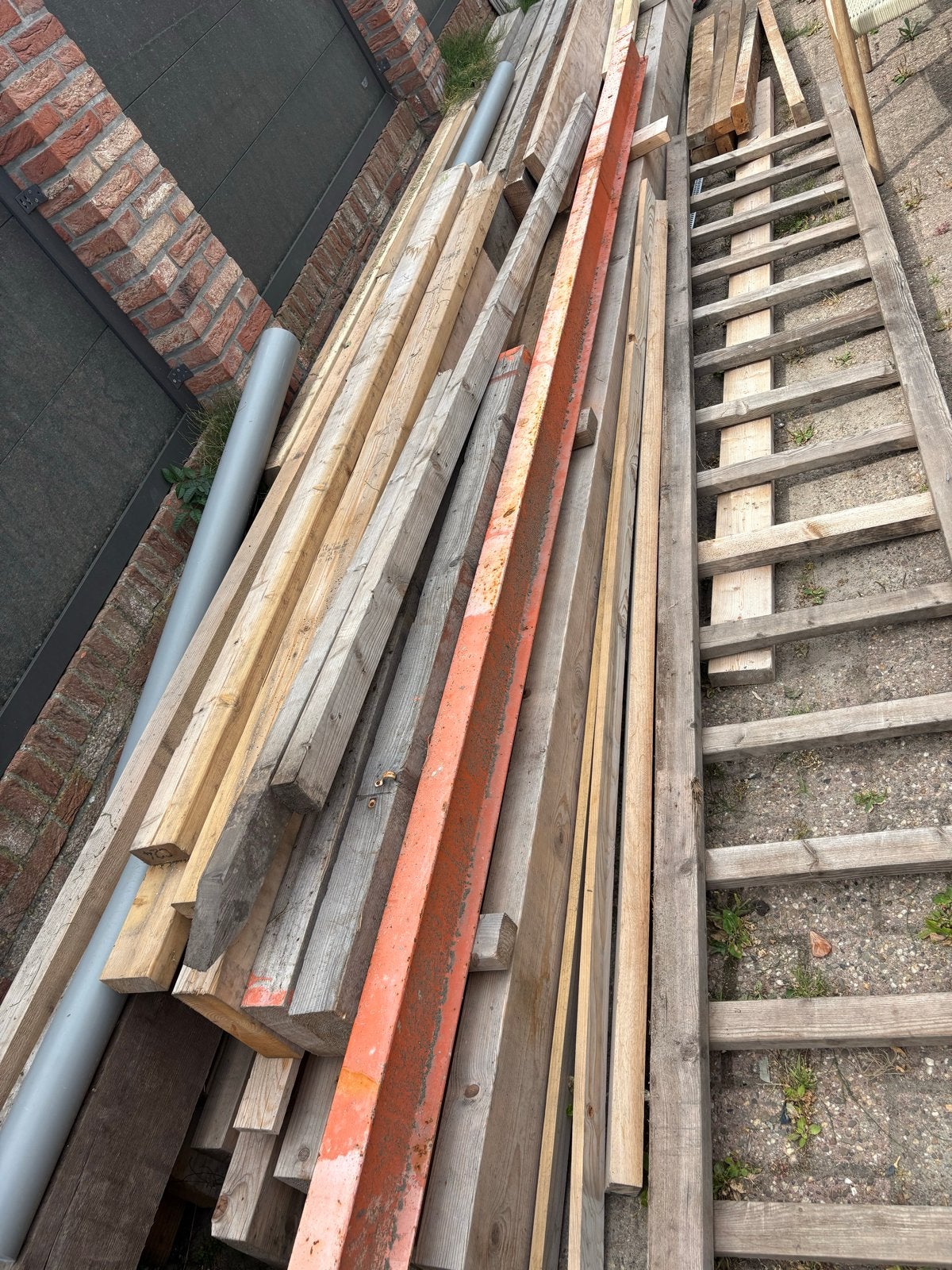 Stalen balk 400 cm , 14x6,5 cm, Ophalen, Gebruikt