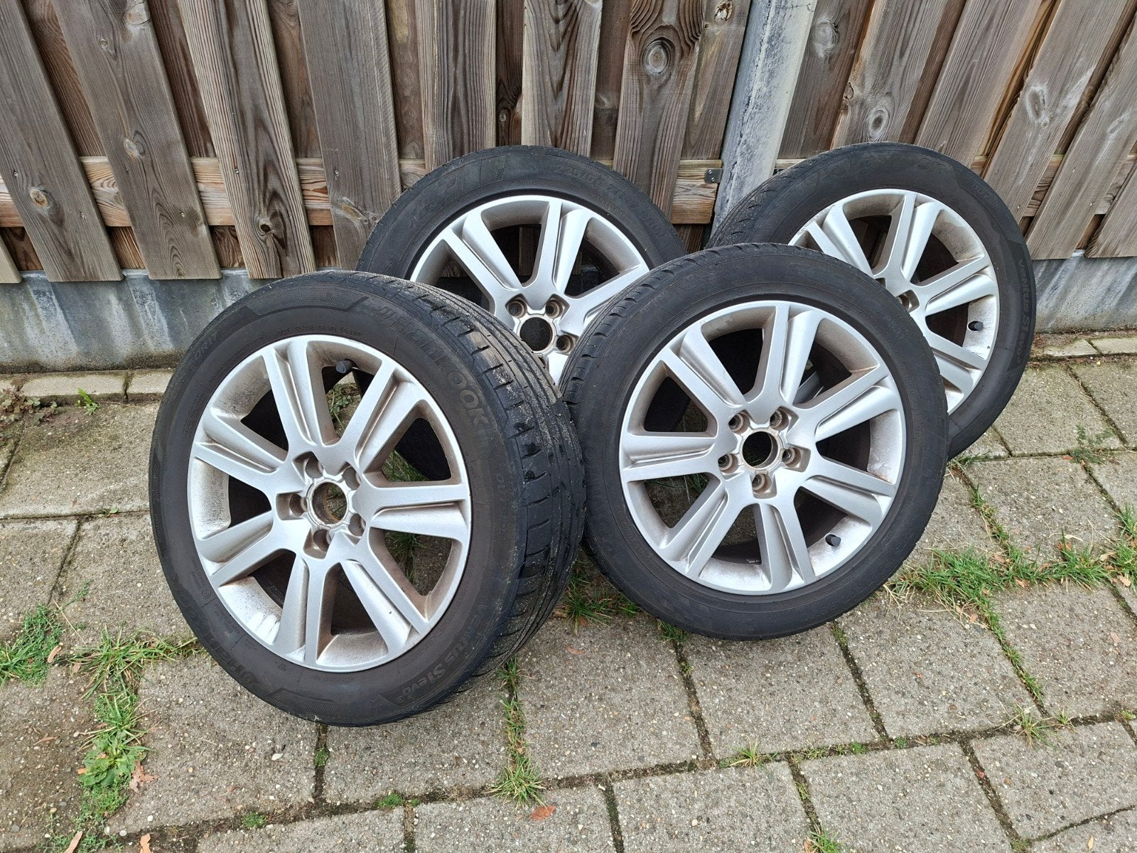 Audi a4 b8 Set van 4 gebruikte banden en velgen, 17 inch, Auto-onderdelen, Ophalen, Gebruikt, Banden en Velgen, 17 inch