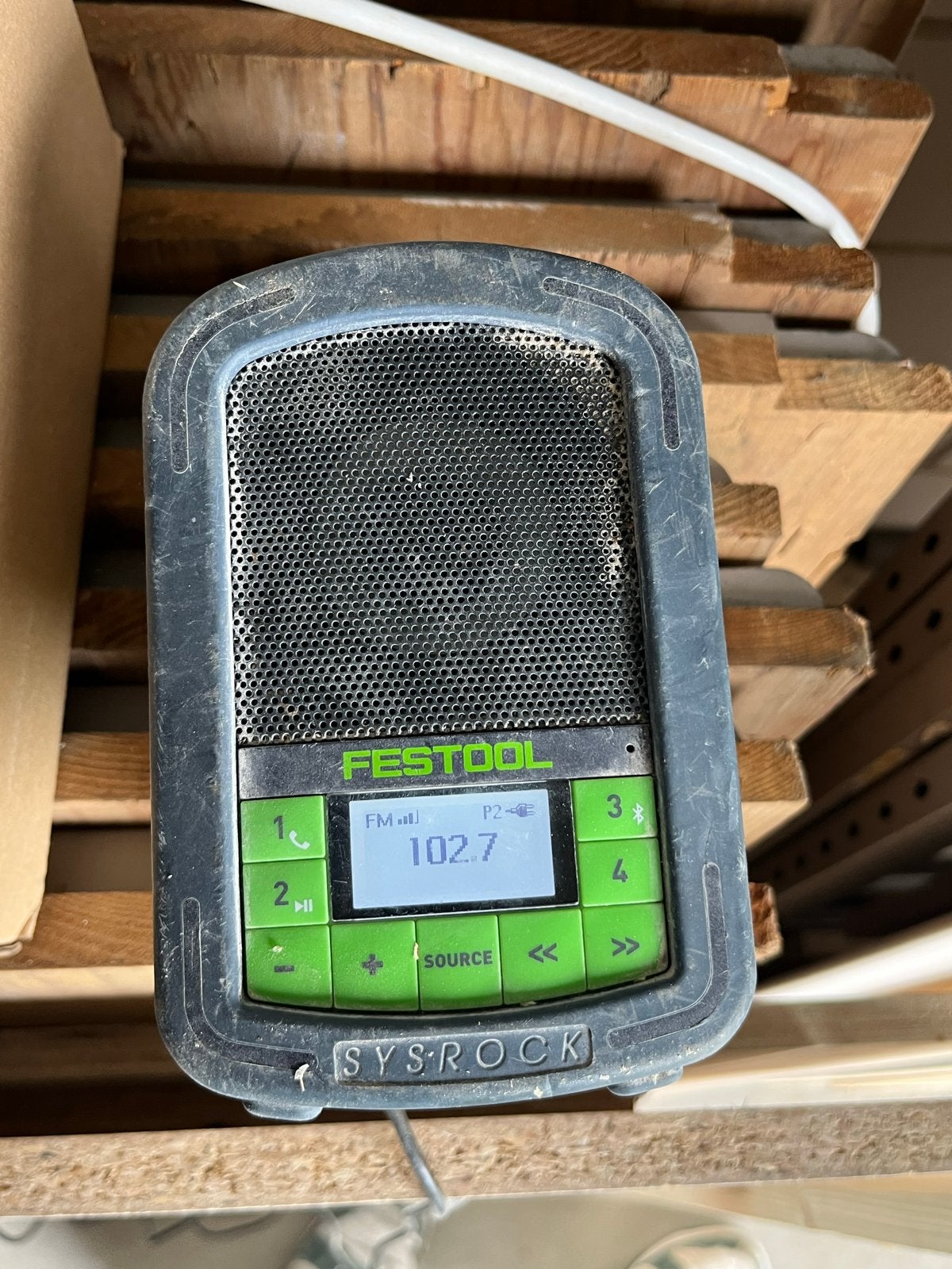 Festool SYSROCK bouwradio (zonder antenne), Ophalen of Verzenden, Gebruikt, Bouwradio