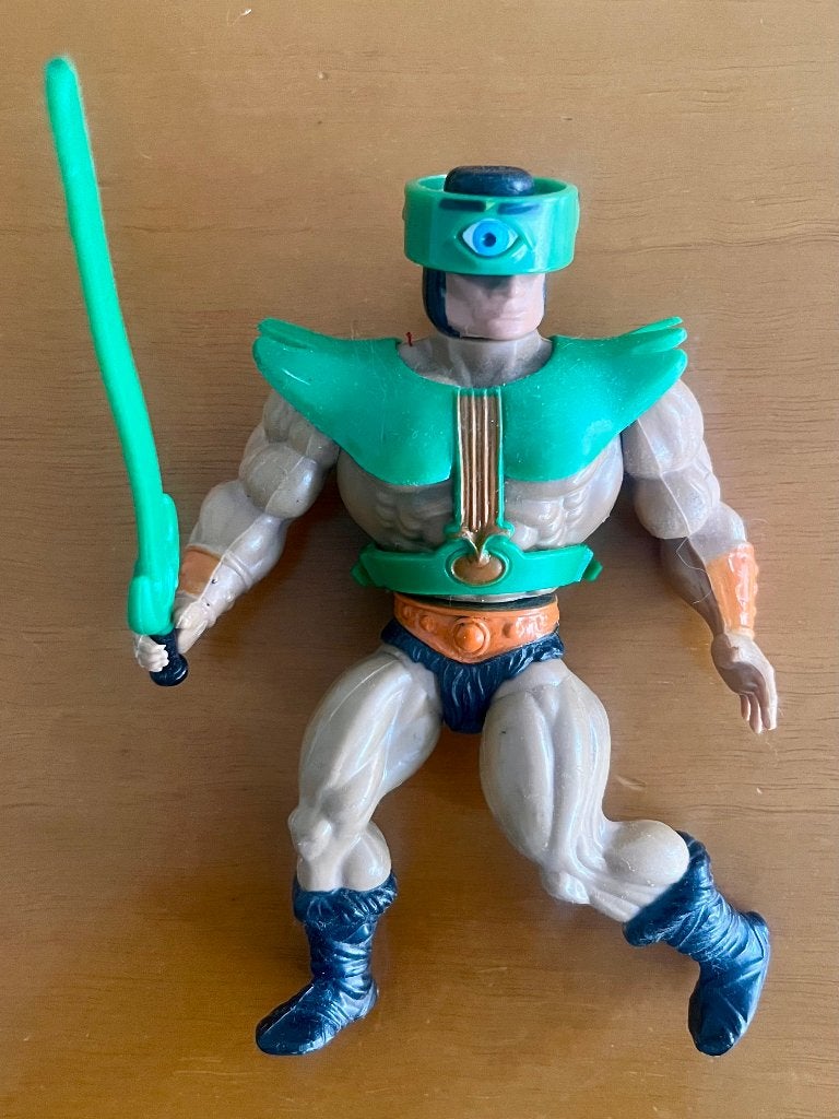 Vintage 1981 Tri-Klops MOTU He-Man actiefiguur Mattel, Verzamelen, Ophalen of Verzenden, Zo goed als nieuw