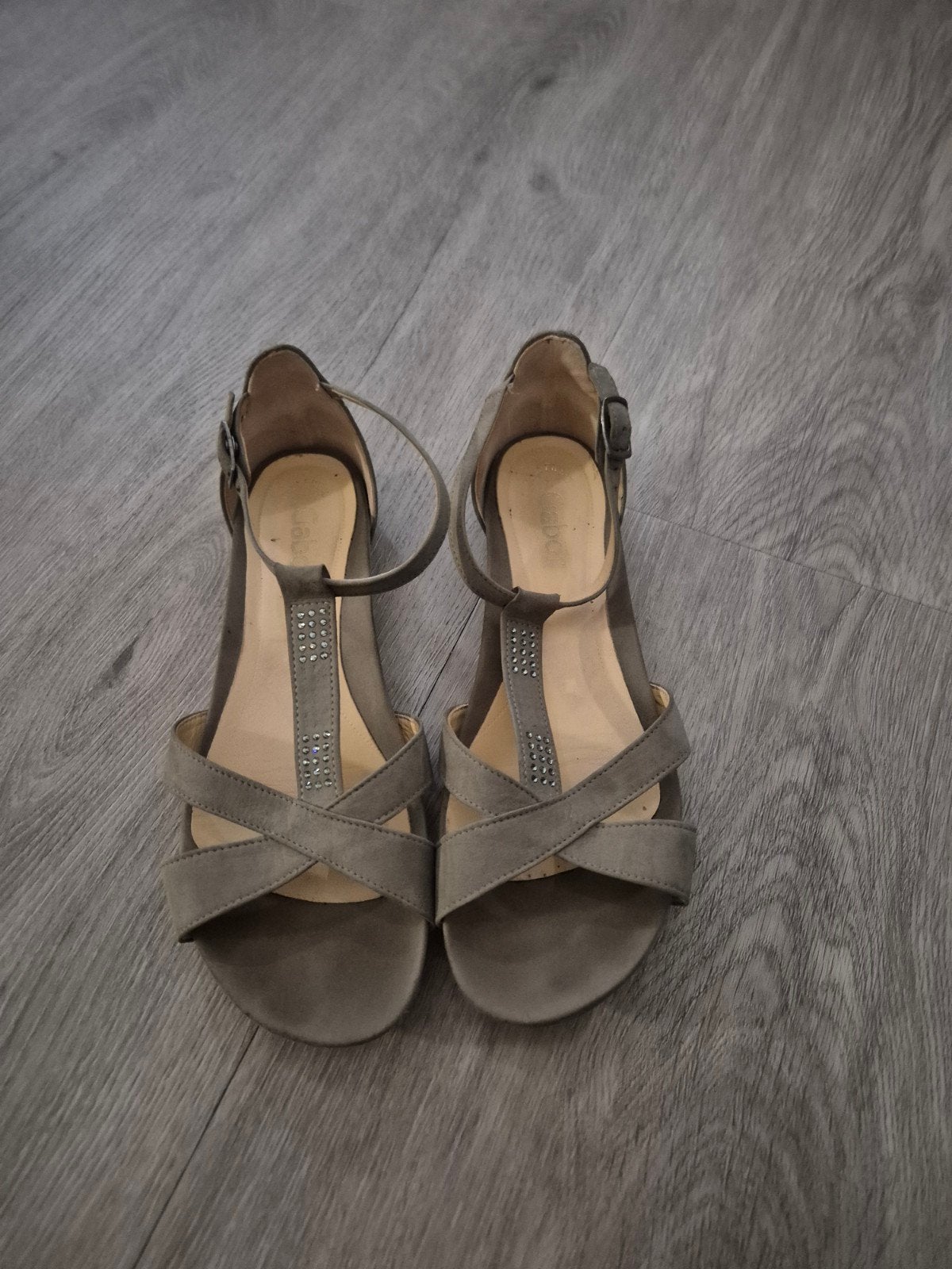 Gabor sandalen maat 39, Beige, Gabor, Ophalen of Verzenden, Gedragen