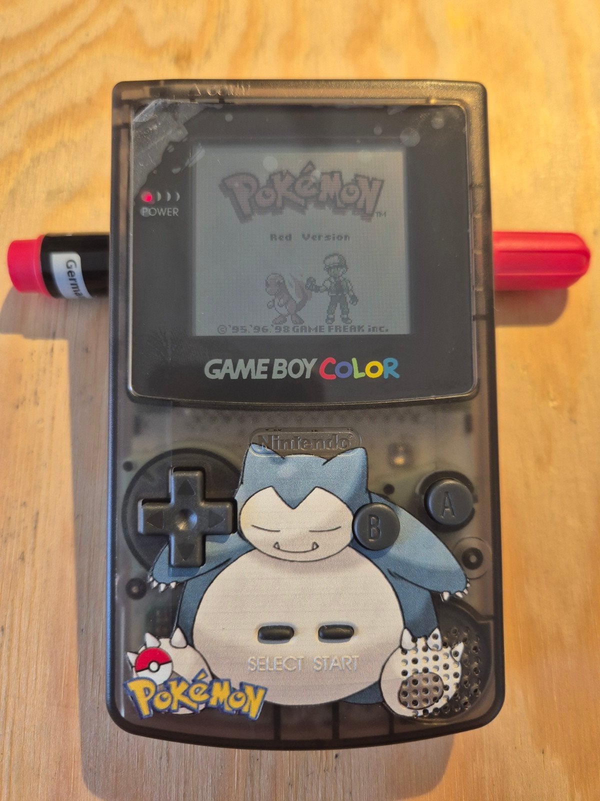 Game Boy Color Pokémon Snorlax Editie - Zonder Game, Spelcomputers en Games, Spelcomputers | Nintendo Game Boy, Ophalen of Verzenden