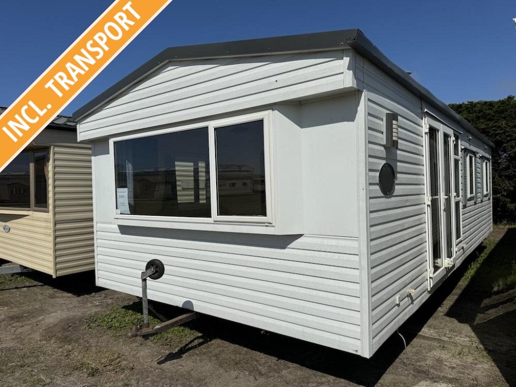 Atlas Tempo chalet 860 x 370 prijs incl transport en 21% BTW, Caravans en Kamperen, Stacaravans, Tot en met 4