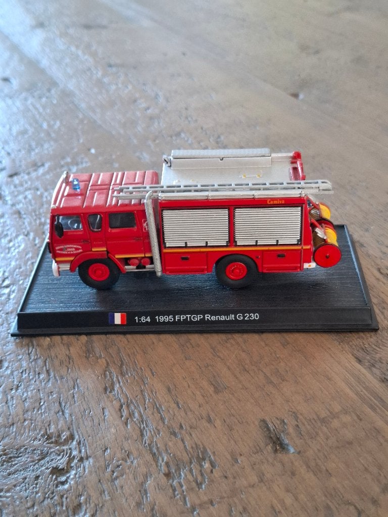 Renault G230 FPTGP Brandweer - 1995 - Del Prado - 1:64, Overige merken, Auto, Groter dan 1:32, Ophalen of Verzenden