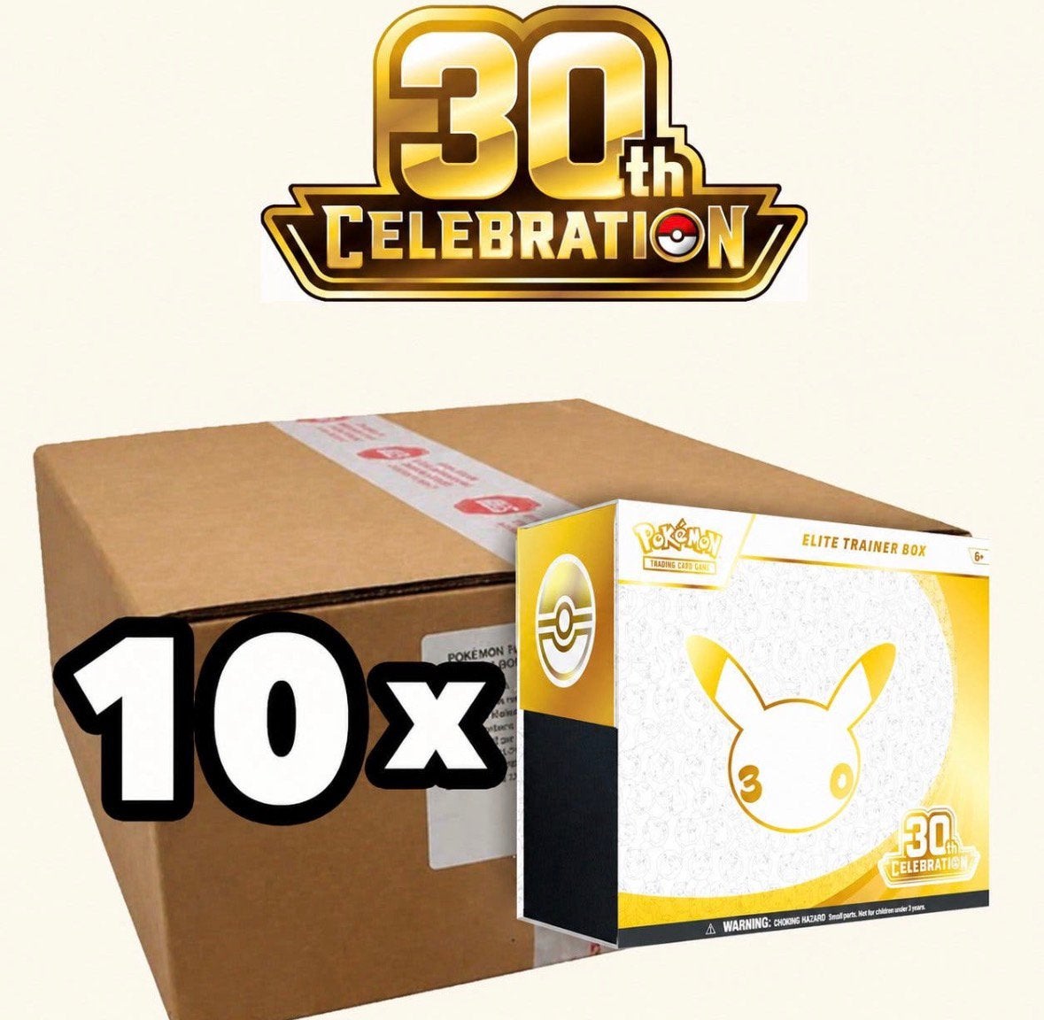 ‼️30th Celebration ETB Case (verkoper met KVK/webshop), Ophalen of Verzenden, Nieuw, Boosterbox