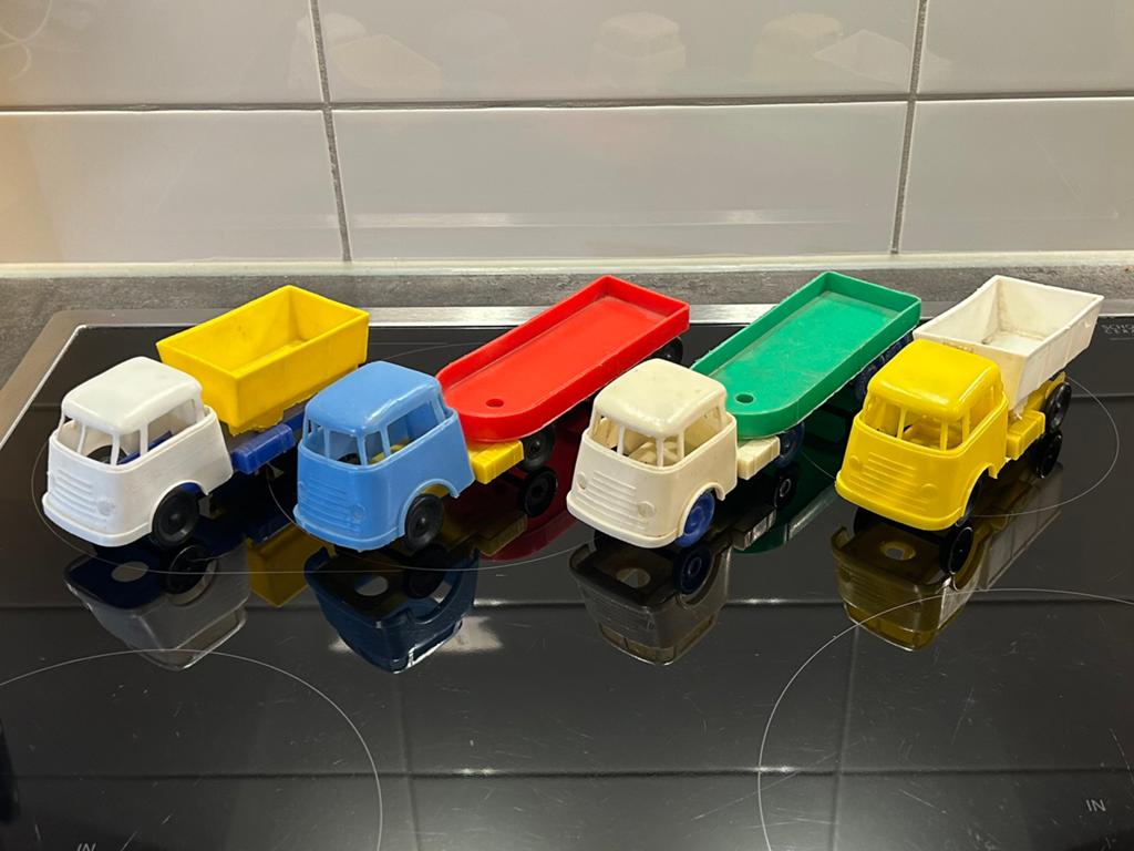 Vintage Plastic DAF Trucks Jamin, Verzenden, Zo goed als nieuw, Bus of Vrachtwagen