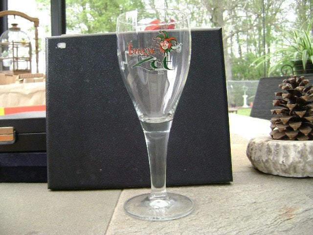 Speciaal bierglas van "Brugse Zot", Ophalen of Verzenden, Nieuw, Glas of Glazen, Overige merken