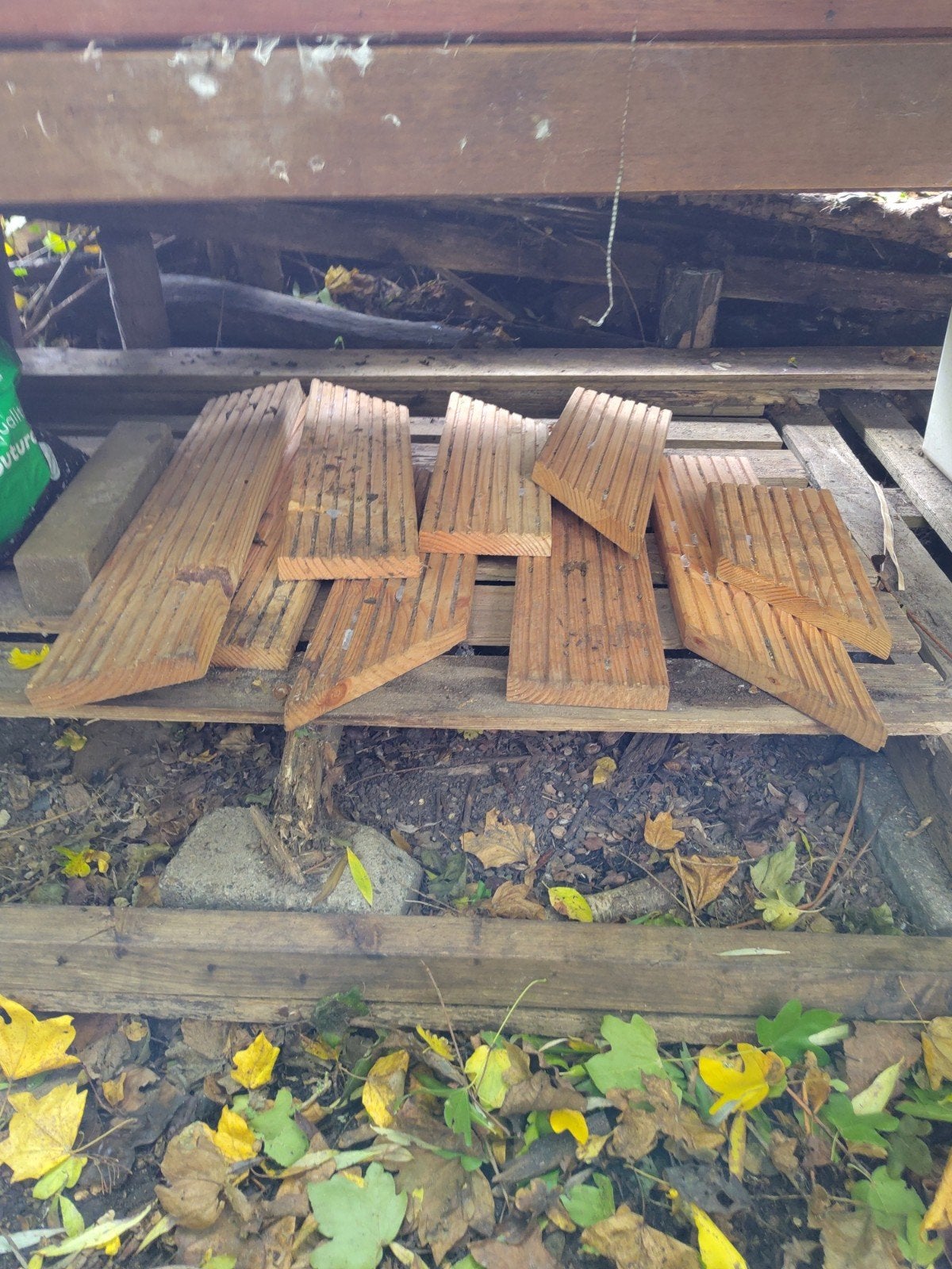 Restanten vlonder planken, Ophalen of Verzenden, Hout