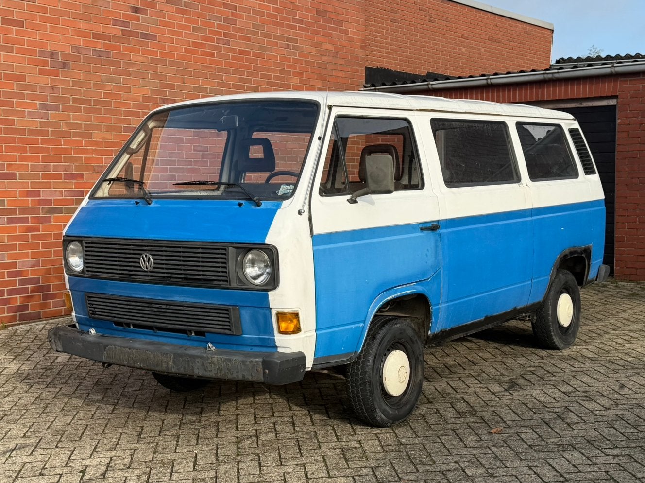 Volkswagen VW T3 Transporter 9 zitter 1.6 D belastingvrij, Leder, Te koop, MPV, 1600 cc