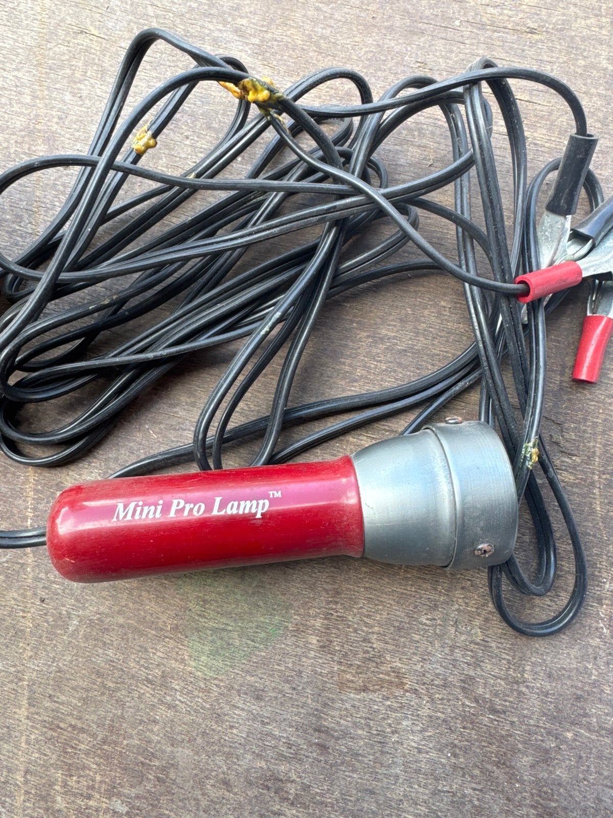 Mini Pro UV Lamp met accuklemmen 12 v, Ophalen of Verzenden, Gebruikt