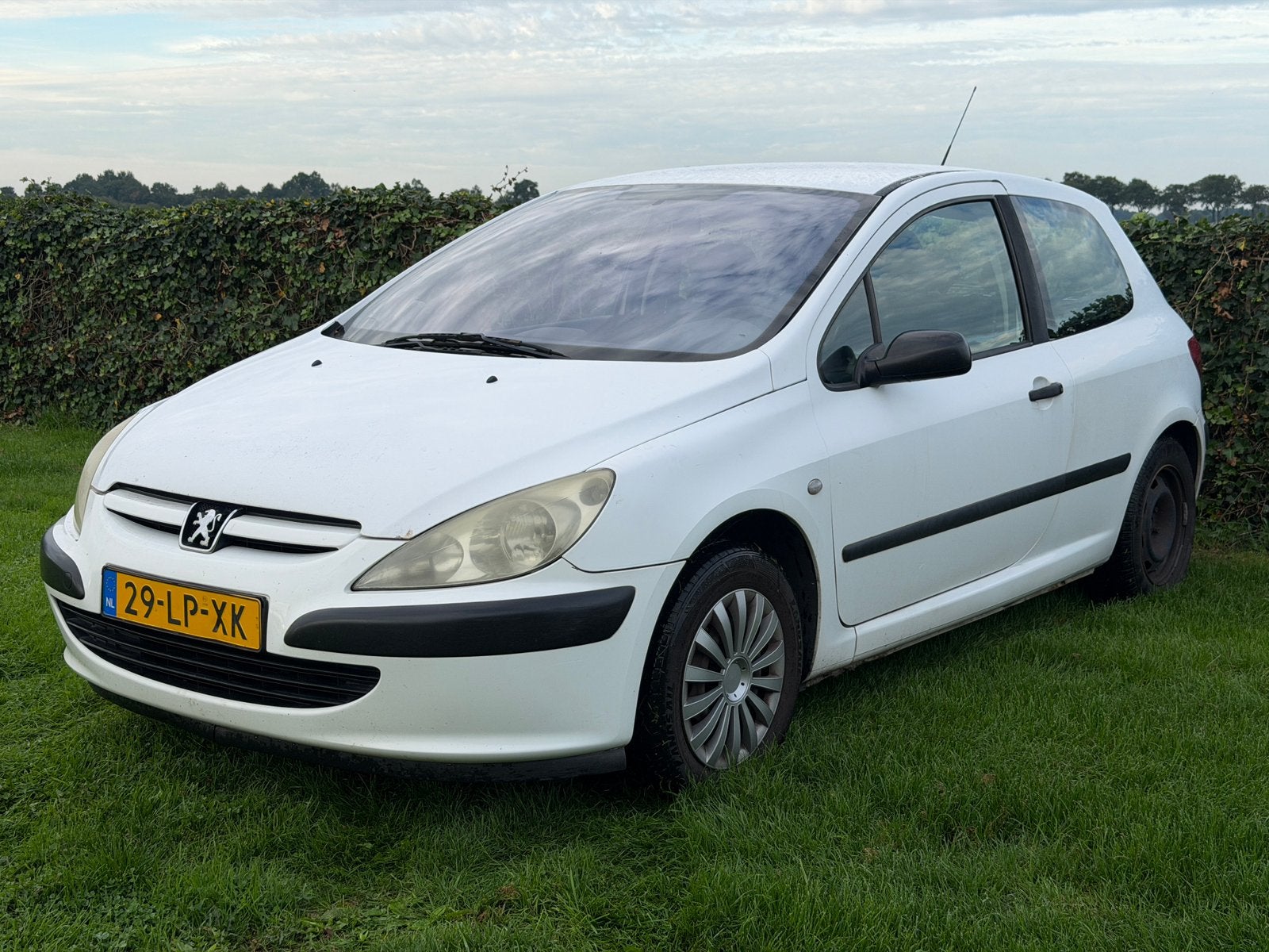 Peugeot 307 1.6 16V XR 3DR 2003 Wit, Auto's, Voorwielaandrijving, 625 kg, 4 cilinders, Wit
