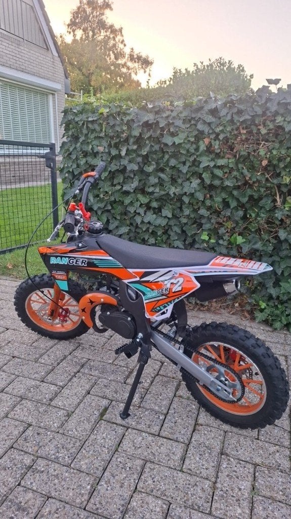 Nieuwe Ranger Pitbike 49cc / Mini Crossmotor – Nieuw!, Fietsen en Brommers, Ophalen, Nieuw, 49 cc, Schijfrem