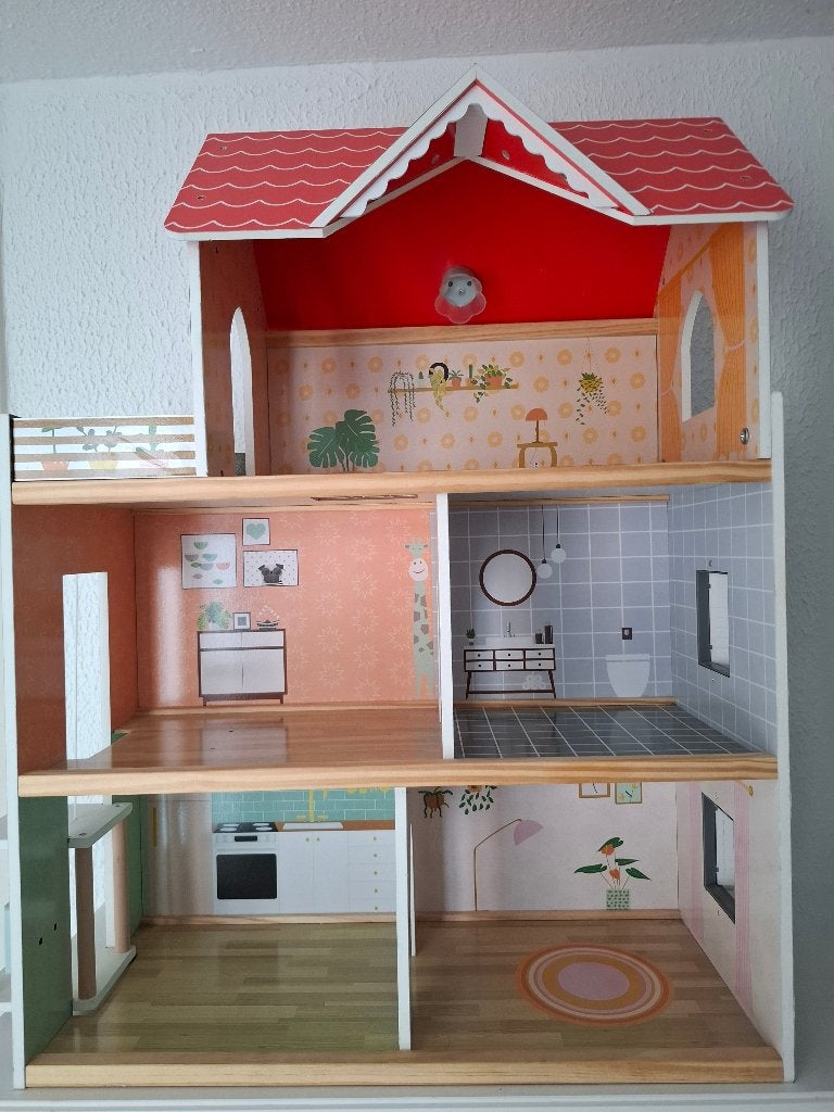 Poppenhuis, Kinderen en Baby's, Ophalen of Verzenden, Zo goed als nieuw, Poppenhuis