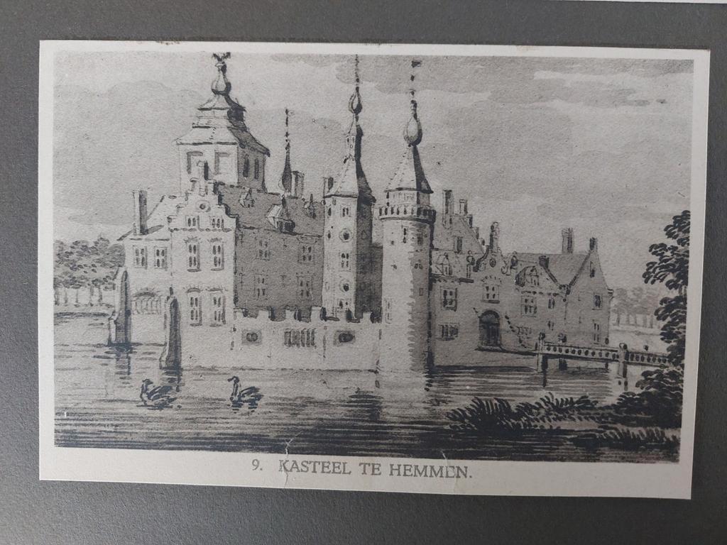 09 / Hemmen het Kasteel Lichtdruk 1922, Antiek en Kunst, Ophalen of Verzenden