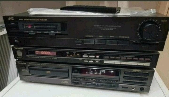 Jvc / technics set jvc versterker ax11 + technics sl-p377a, Audio, Tv en Foto, Stereo-sets, Ophalen of Verzenden, Cd-speler