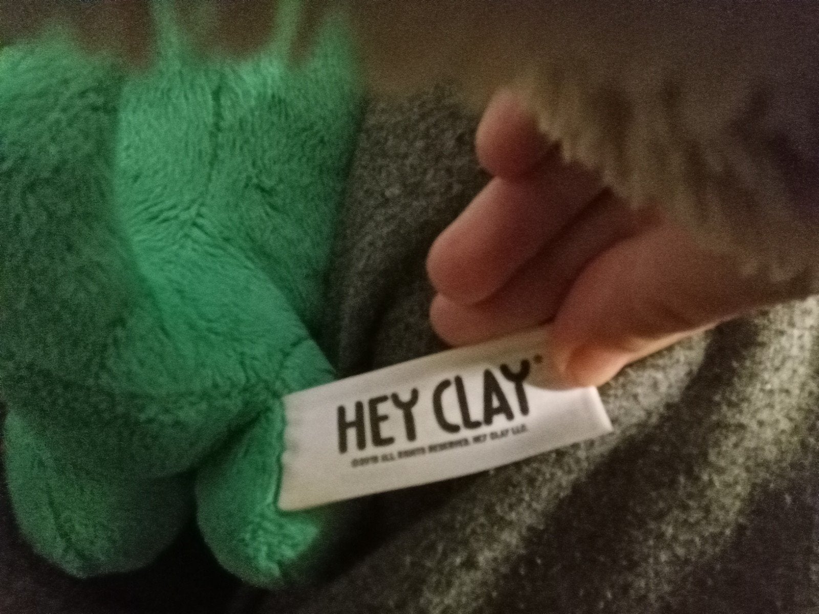 grappige lieve Monster knuffel merk hey clay 30cm, Ophalen of Verzenden, Nieuw, Jongen of Meisje