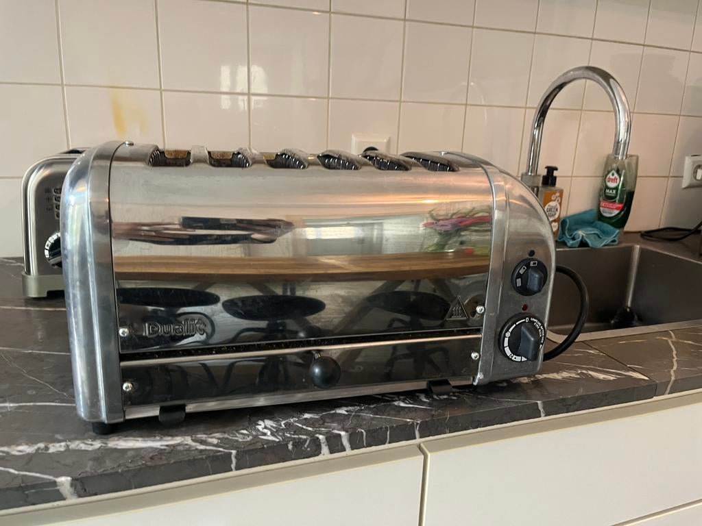 Dualit Broodrooster voor 6 sneetjes, Witgoed en Apparatuur, Broodroosters, Ophalen, Gebruikt