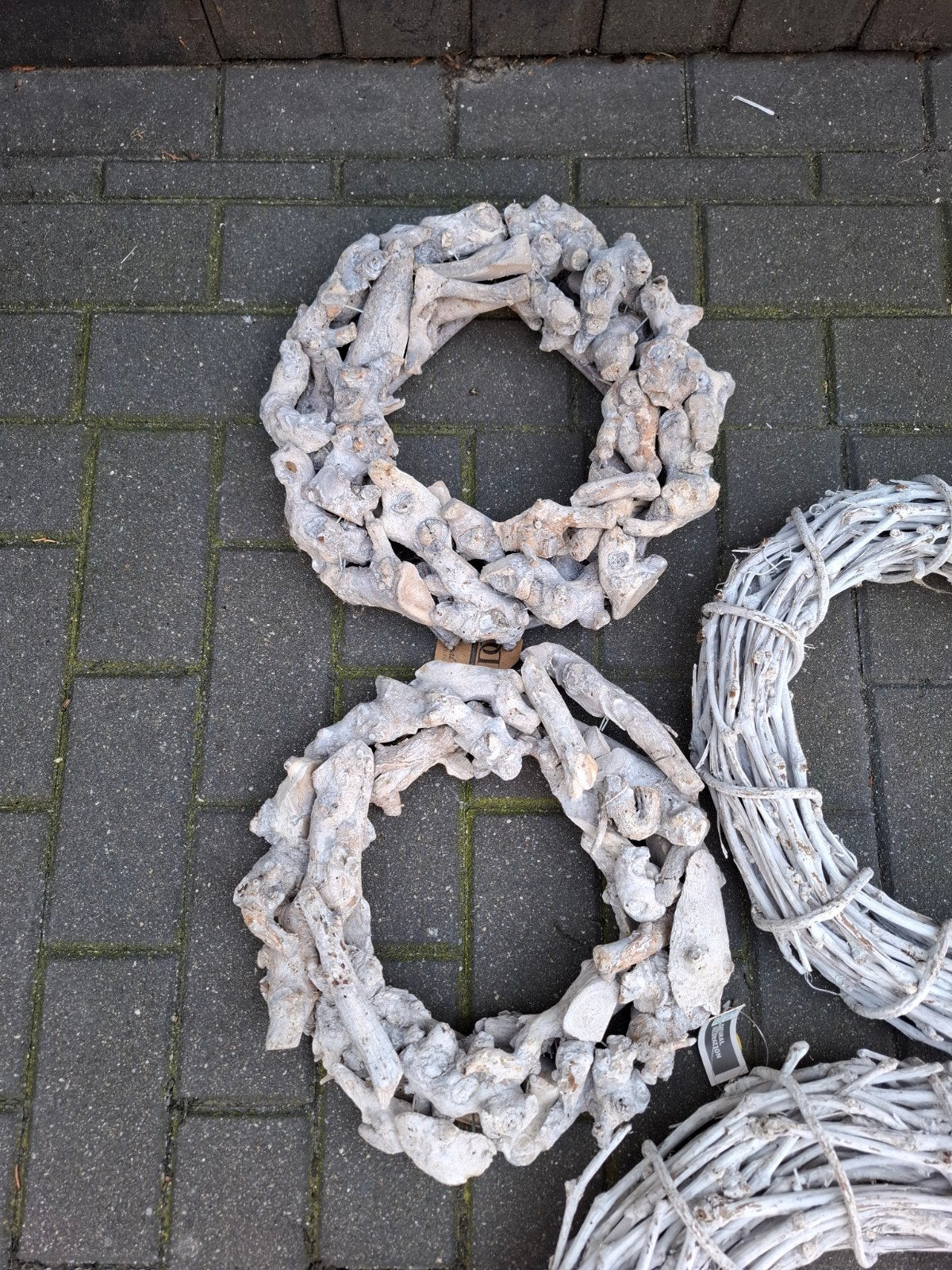 Decoratieve kransen van natuurlijk materiaal, Ophalen, Gebruikt, Krans, Natuurlijk materiaal