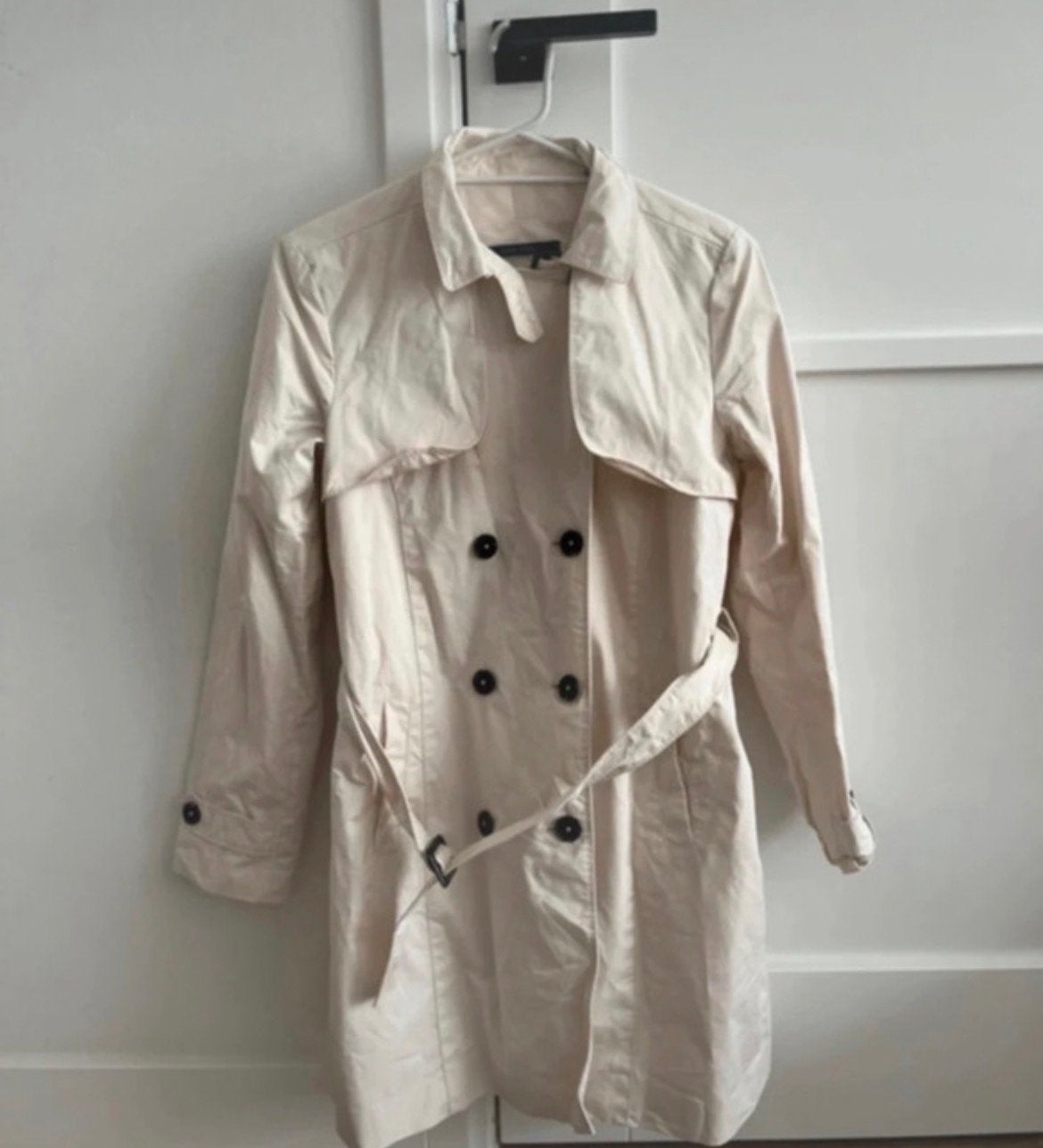 Zara jas maat 164 - Crèmekleurige trenchcoat, Ophalen of Verzenden, Zo goed als nieuw, Meisje, Jas