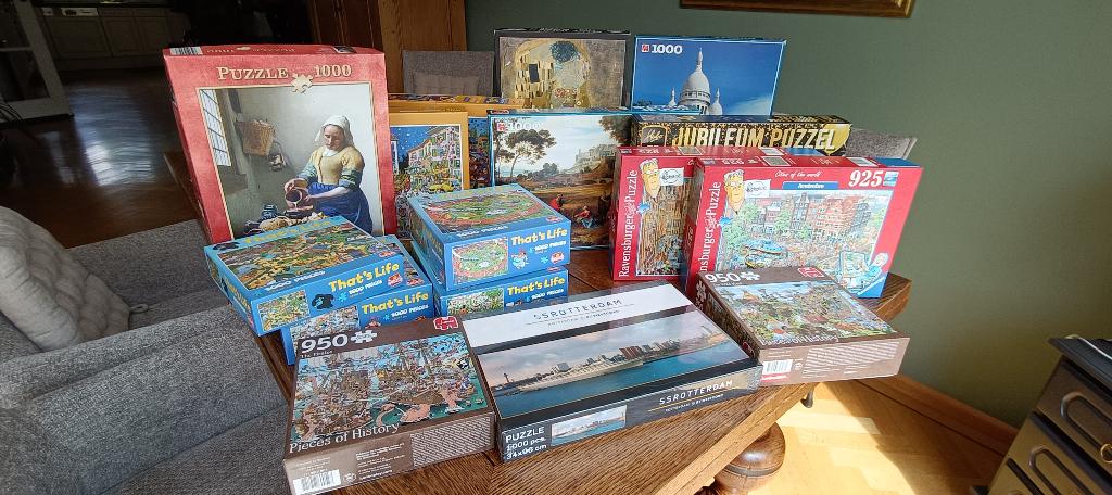 Legpuzzels, Ophalen, Zo goed als nieuw