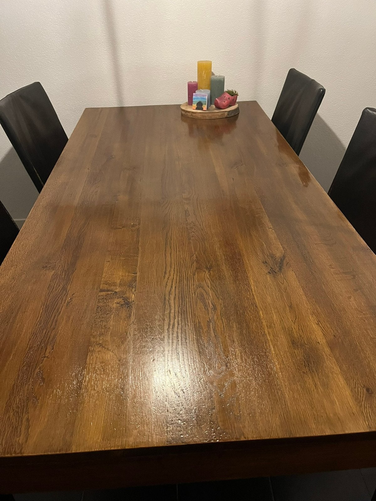 Kersen tafel 180x90cm 80cm hoog, Ophalen, Zo goed als nieuw, Rechthoekig, 50 tot 100 cm