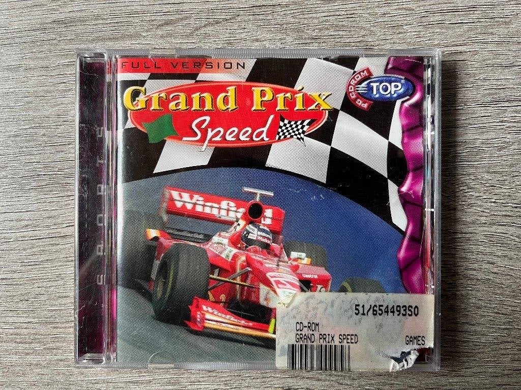 CD Rom Grand Prix Speed, Gebruikt, 1 speler, Racen en Vliegen, Eén computer