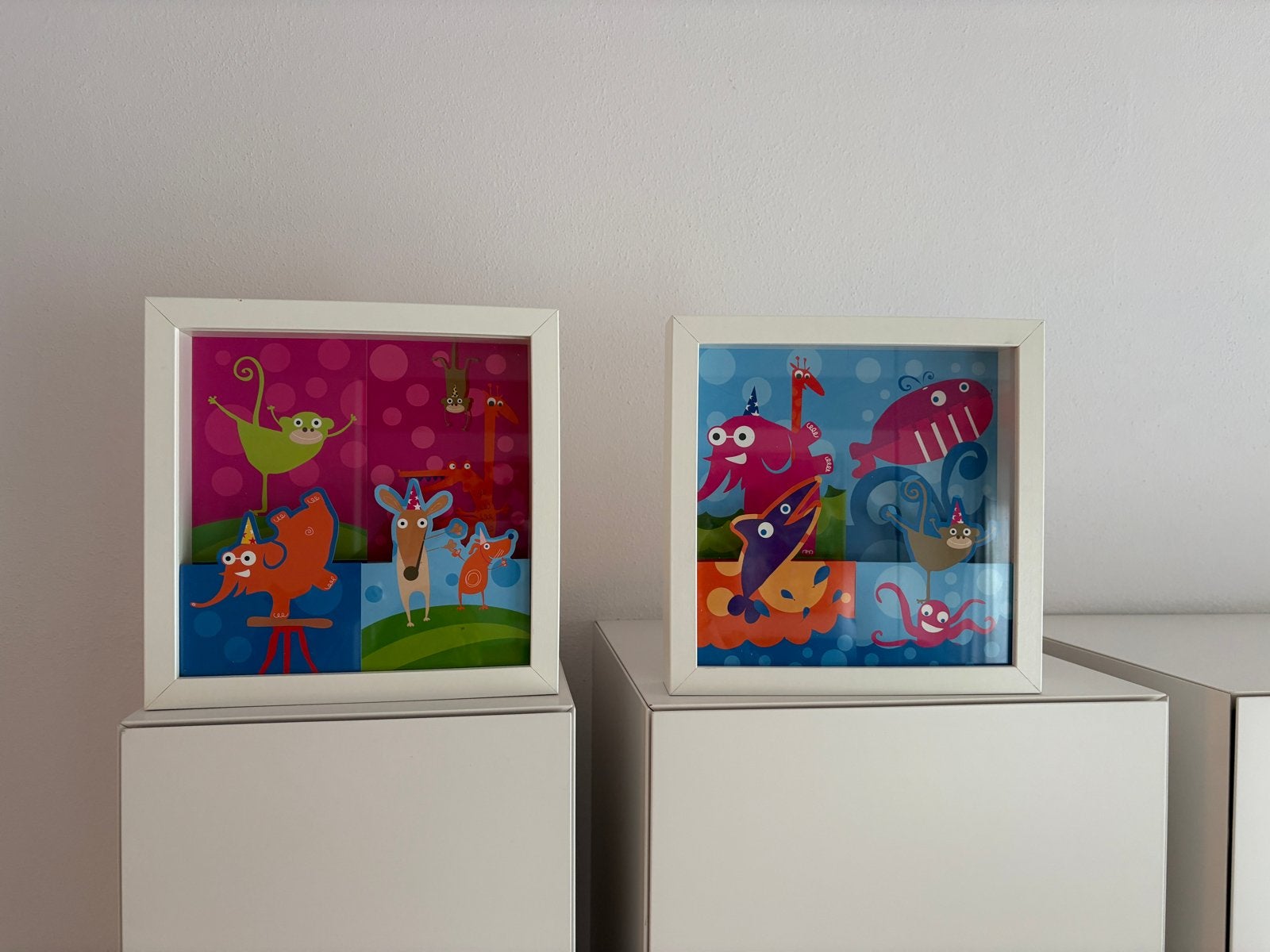 Set IKEA RIBBA lijsten met 3D-prints voor kinderkamer, Minder dan 50 cm, Ophalen of Verzenden, 5 – 50, Print