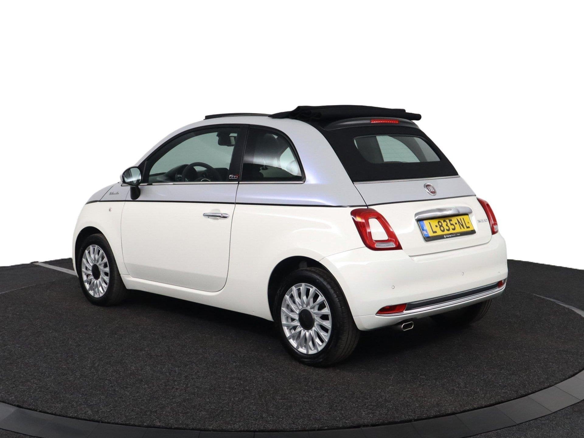 Fiat 500C 1.0 Hybrid Cult CABRIO |NAP|Leder|Cabrio|2tone|Dol, Voorwielaandrijving, Stof, Euro 6, Cabriolet