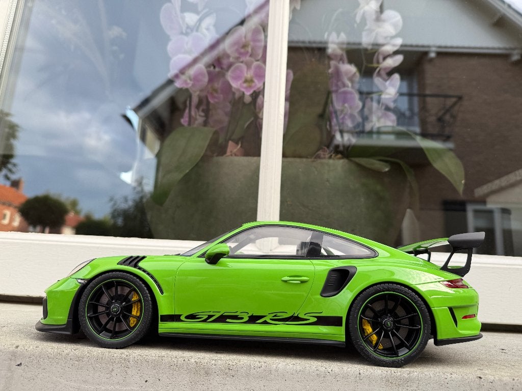 1:12 Porsche 911 991.2 GT3 RS groen GT Spirit GT917, Hobby en Vrije tijd, Modelauto's | 1:5 tot 1:12, Info@gts-models.com, 2, rue de l'écusson, Zone commerciale Oxygène Sud, Josselin, 56120, FR