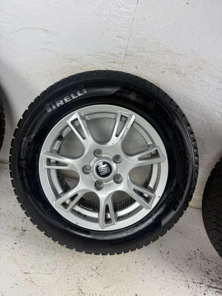 Seat Leon Toledo Altea velgen 15" 5x112 winterset 10mm!, Auto-onderdelen, Banden en Velgen, Niet ingevuld, Gebruikt, 15 inch, Banden en Velgen