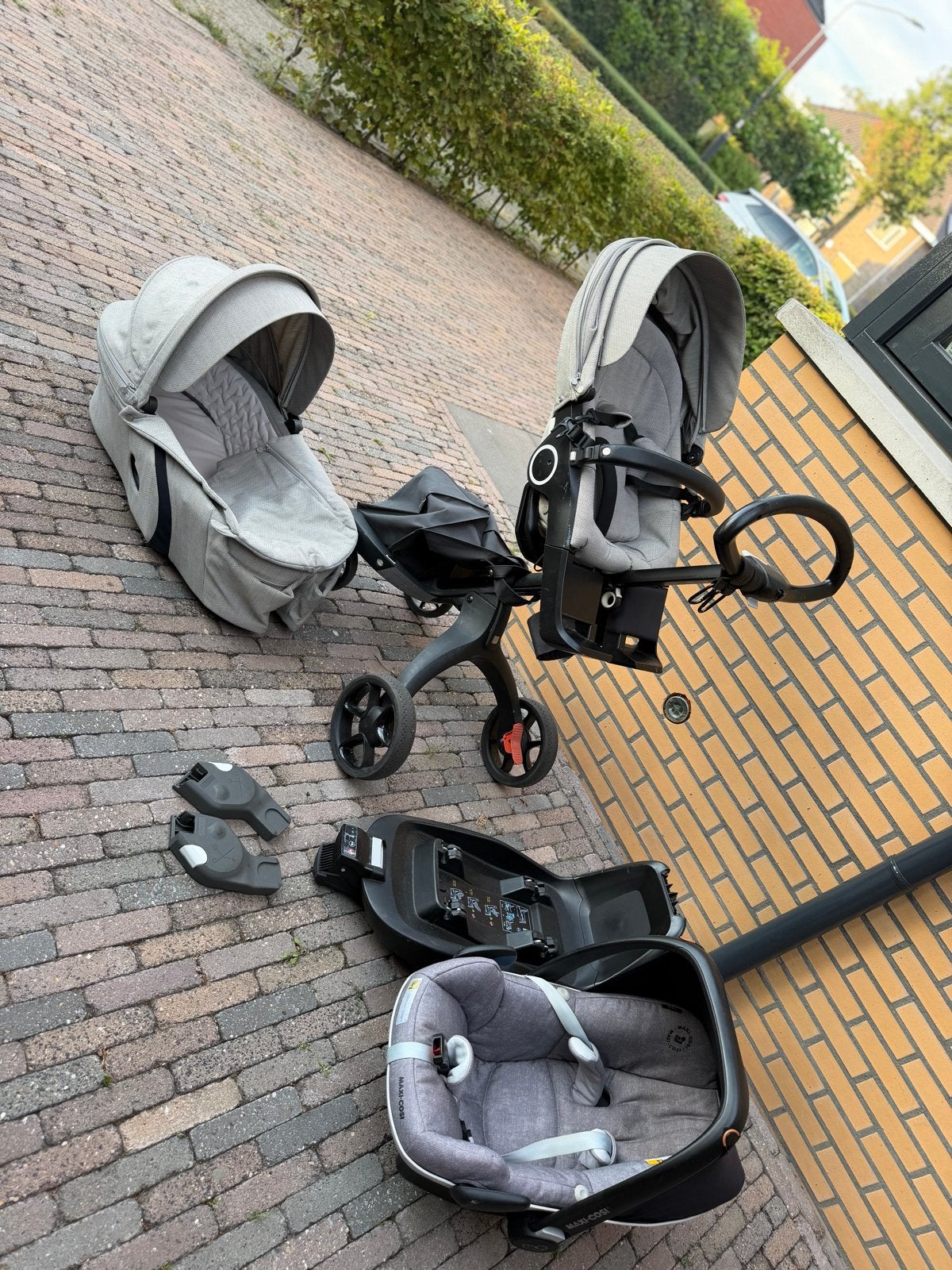 Stokke Xplory X Combiwagen met Maxi-Cosi autostoel 150€!!, Ophalen, Zo goed als nieuw, Overige merken
