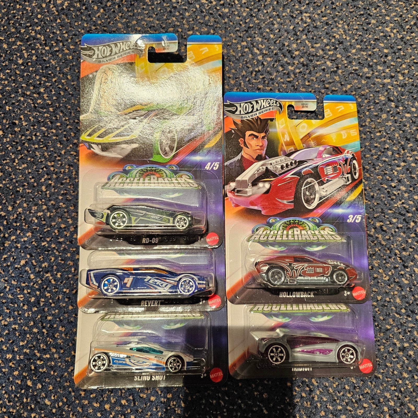 Hot Wheels AcceleRacers Silver Series Complete Set, Service.europe@mattel.com, Nieuw, Ophalen of Verzenden, Mattel