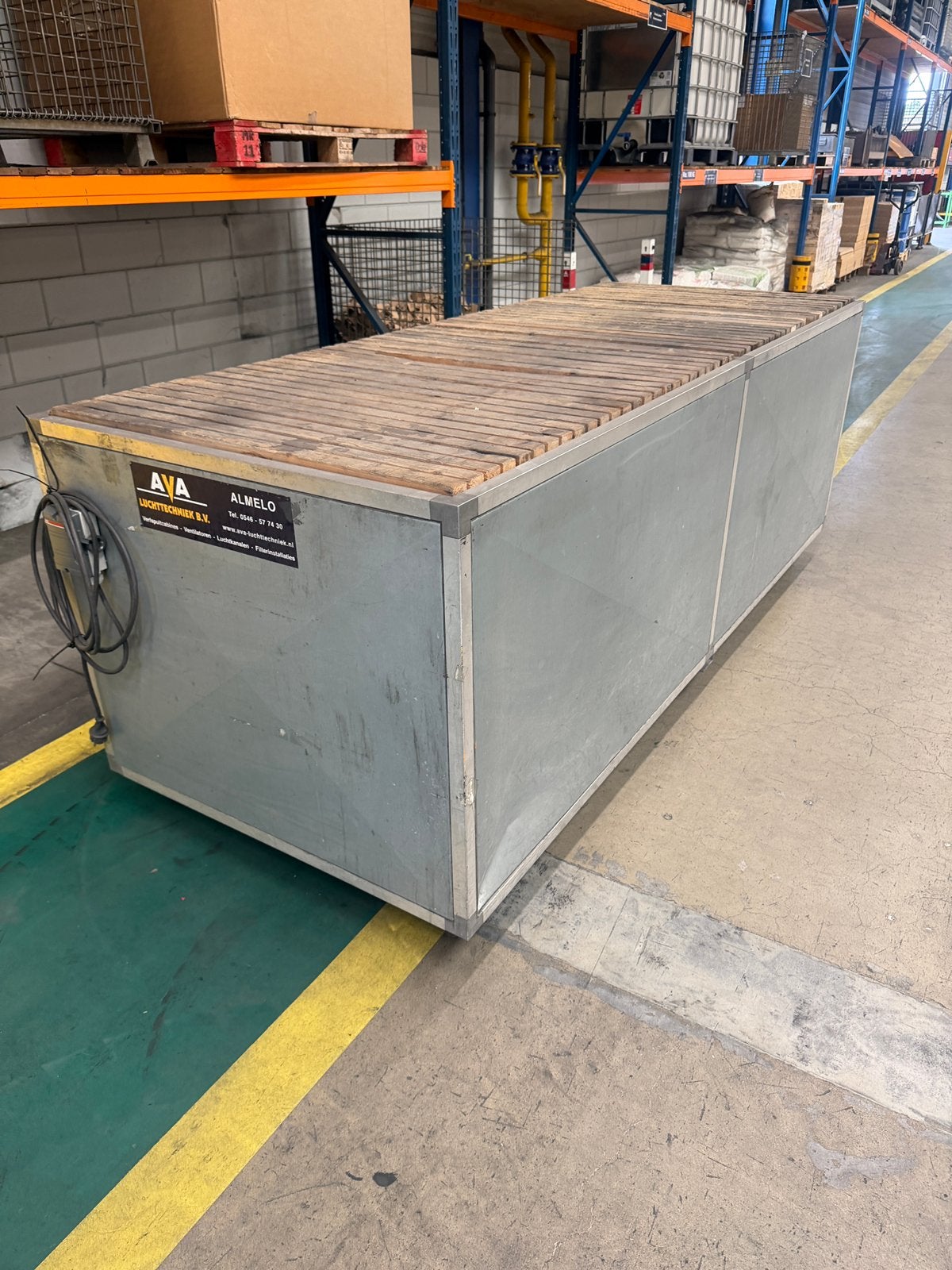 Mobiele Schuurtafel met afzuiging, Ophalen of Verzenden, Gebruikt, Afzuiger