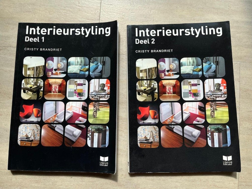 Interieurstyling deel 1 en 2 - Cristy Brandriet - Lesboek, Ophalen of Verzenden, Beta, Gelezen, MBO