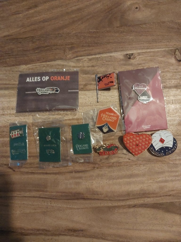 Holland Casino pins, Verzenden, Nieuw, Merk, Speldje of Pin