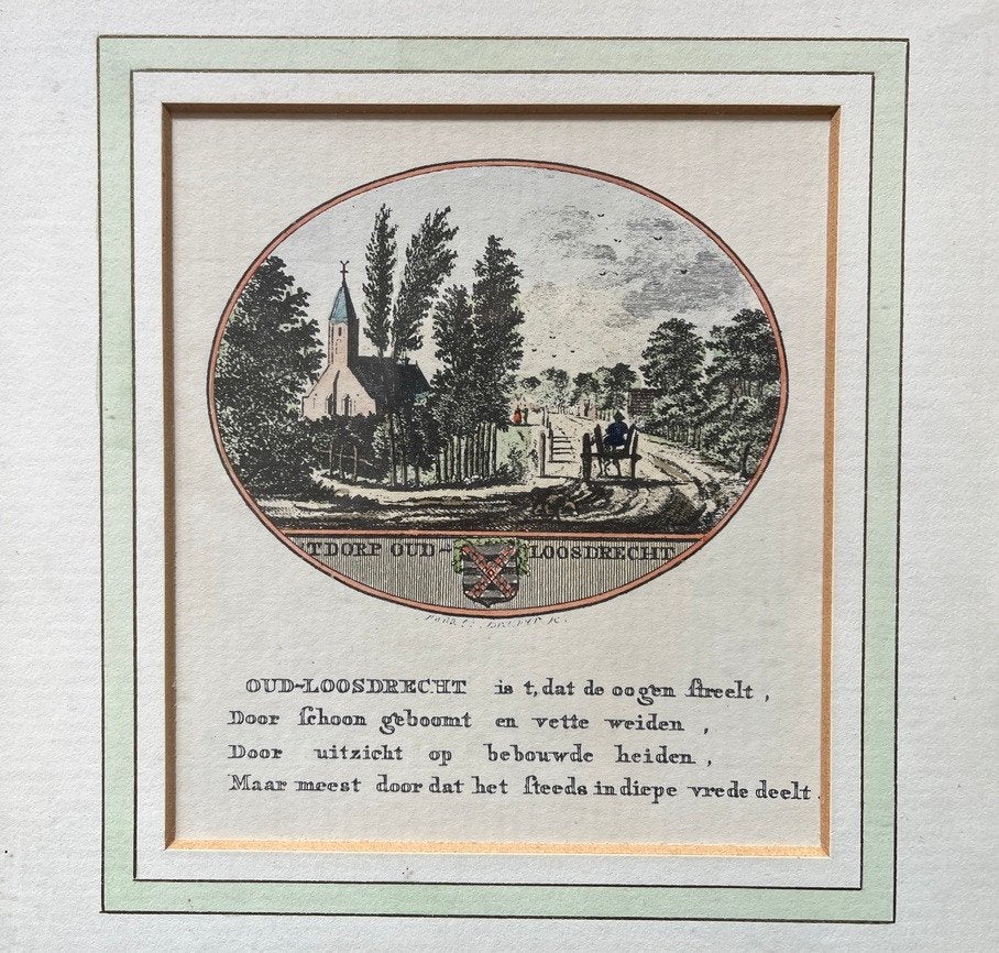 Gravure Oud Loosdrecht, Ophalen of Verzenden