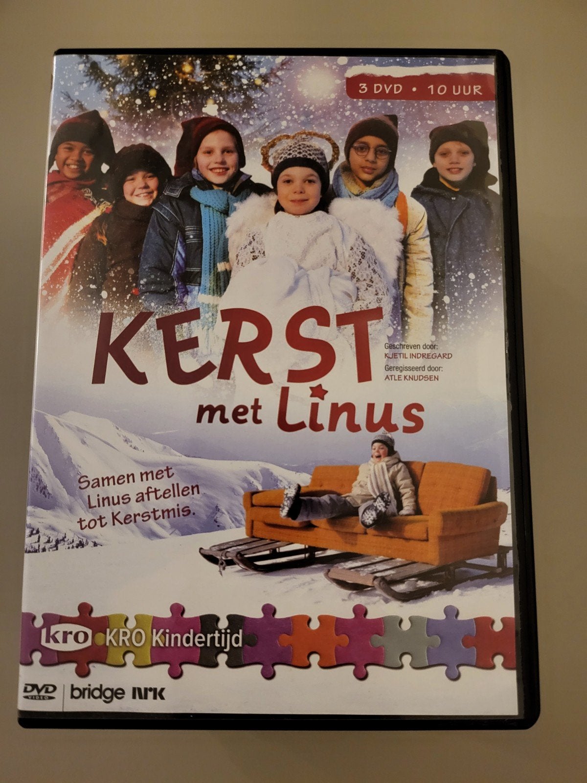 Dvd kerst met Linus - kerst kerstfilm - kro kindertijd, Alle leeftijden, Tv-serie, Zo goed als nieuw, Ophalen of Verzenden