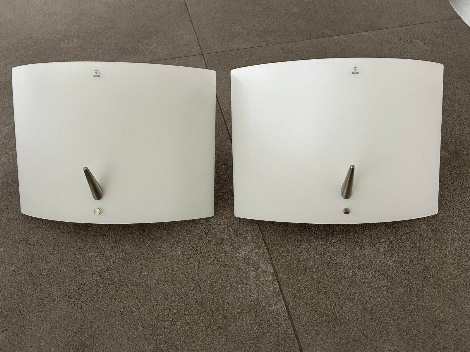 Vetri Murano wit design glazen wandlampen (inside), Huis en Inrichting, Lampen | Wandlampen, Ophalen, Zo goed als nieuw