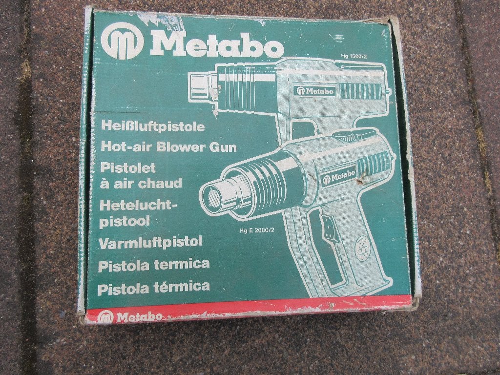 Elektrische verfafbrander Metabo, Doe-het-zelf en Verbouw, Gereedschap | Overige machines, Ophalen of Verzenden, Gebruikt