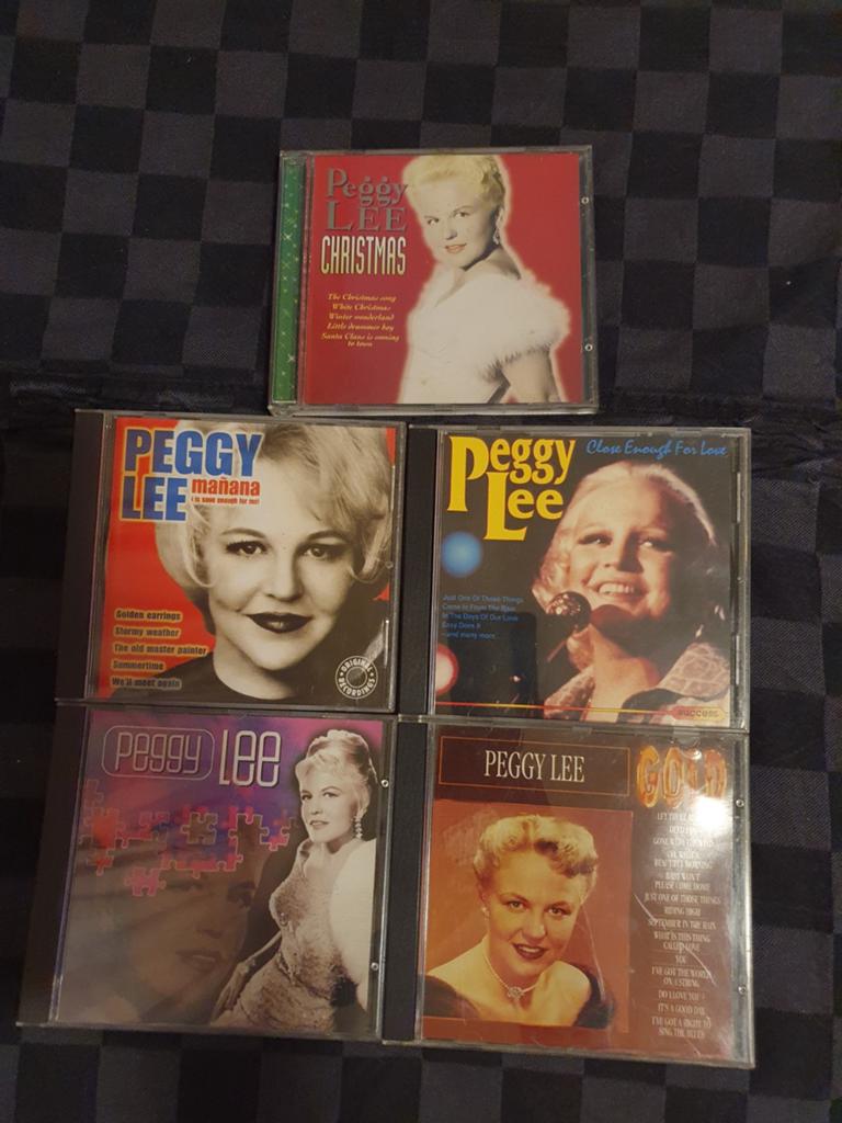 Peggy lee 5 cd's voor 4 euro partij collectie cd, Verzenden, 1980 tot heden, Gebruikt, Jazz