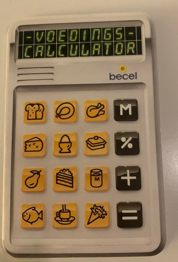 Oude voedingscalculator, Becel, Ophalen of Verzenden, Zo goed als nieuw, Dieet en Voeding