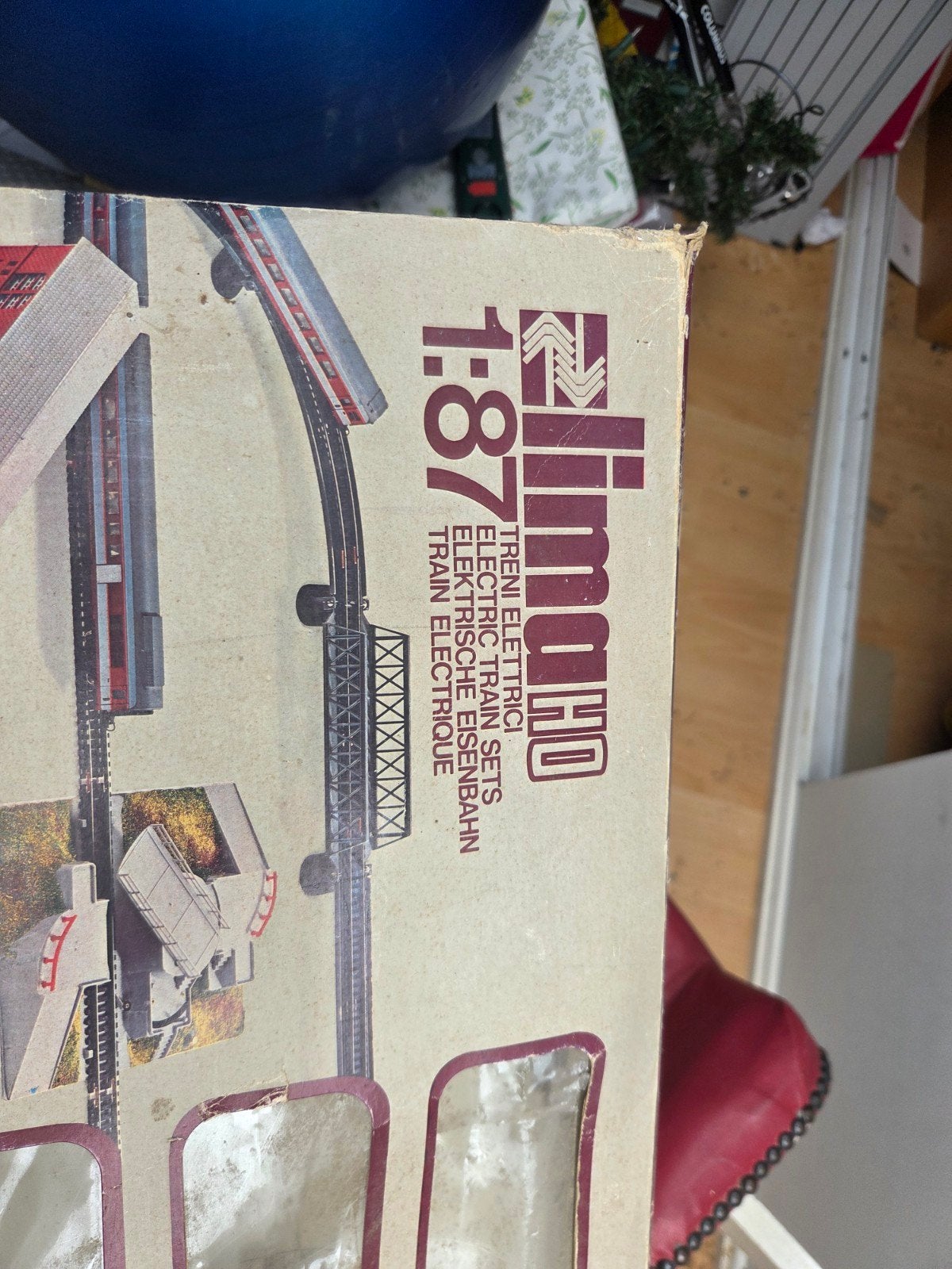 Lima H0 Treinset met Locomotief en Wagons, Ophalen, Gelijkstroom, Lima, Gebruikt