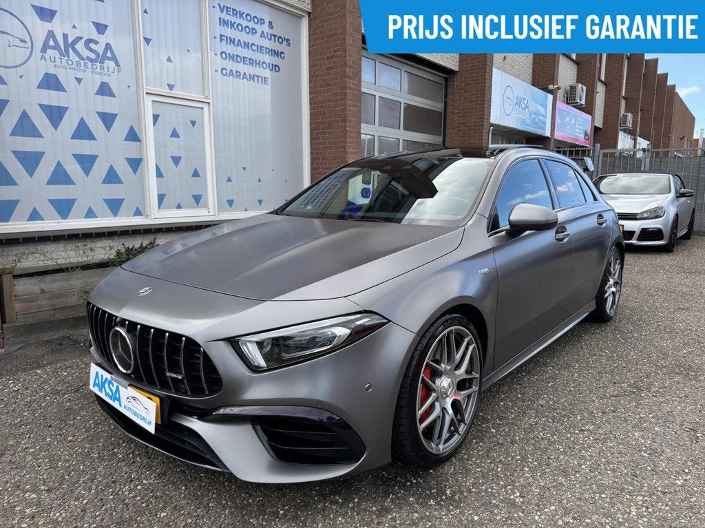 Mercedes A-klasse AMG 45 S 4MATIC+ Edition 1 421pk Fabrieksg, Auto's, Mercedes-Benz, Automaat, Gebruikt, Euro 6, 4 cilinders