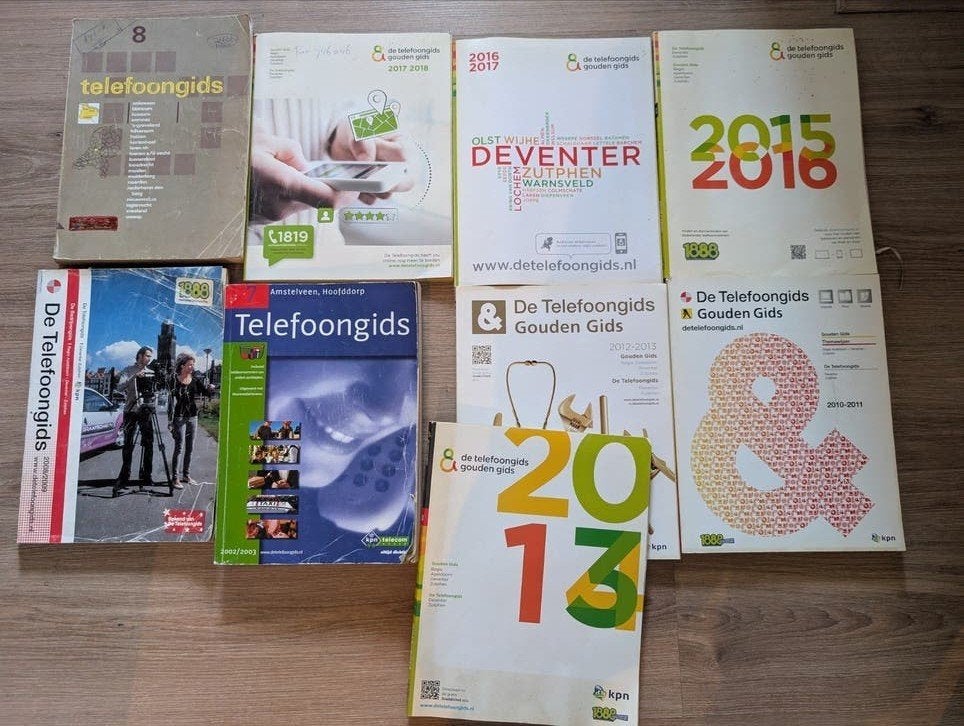 gouden gidsen & telefoongidsen, Boeken, Ophalen of Verzenden