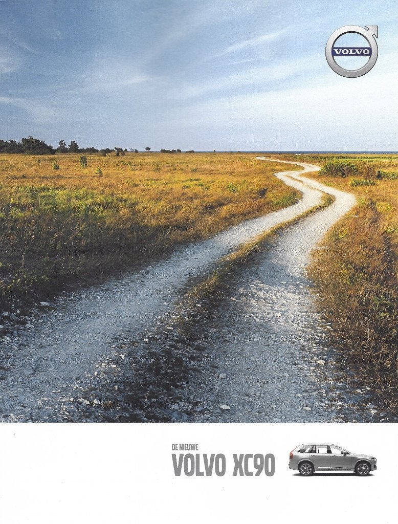 Brochure Volvo XC90 2015, Ophalen of Verzenden, Gelezen, Volvo