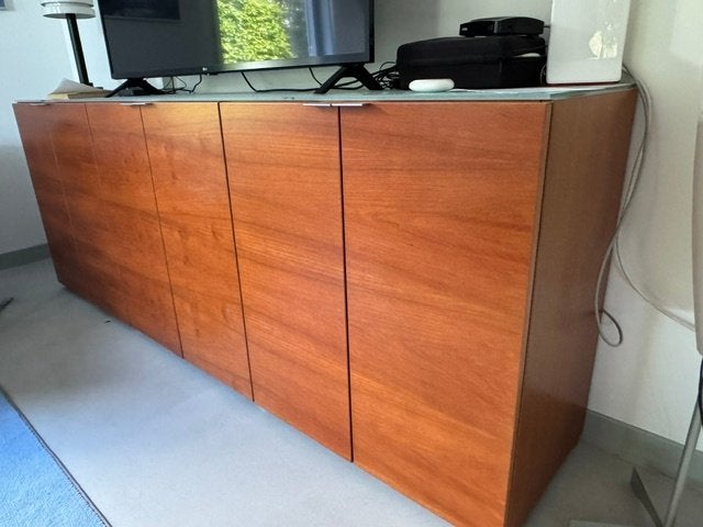 Dressoir kersenfineer, Gebruikt, Overige houtsoorten, Ophalen of Verzenden, 200 cm of meer