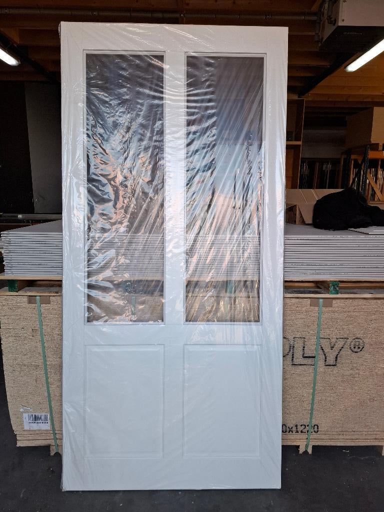 (Schuif)deur wit gegrond, nieuw! 1135x2380mm, Doe-het-zelf en Verbouw, 100 tot 120 cm, 215 cm of meer, Binnendeur, Nieuw