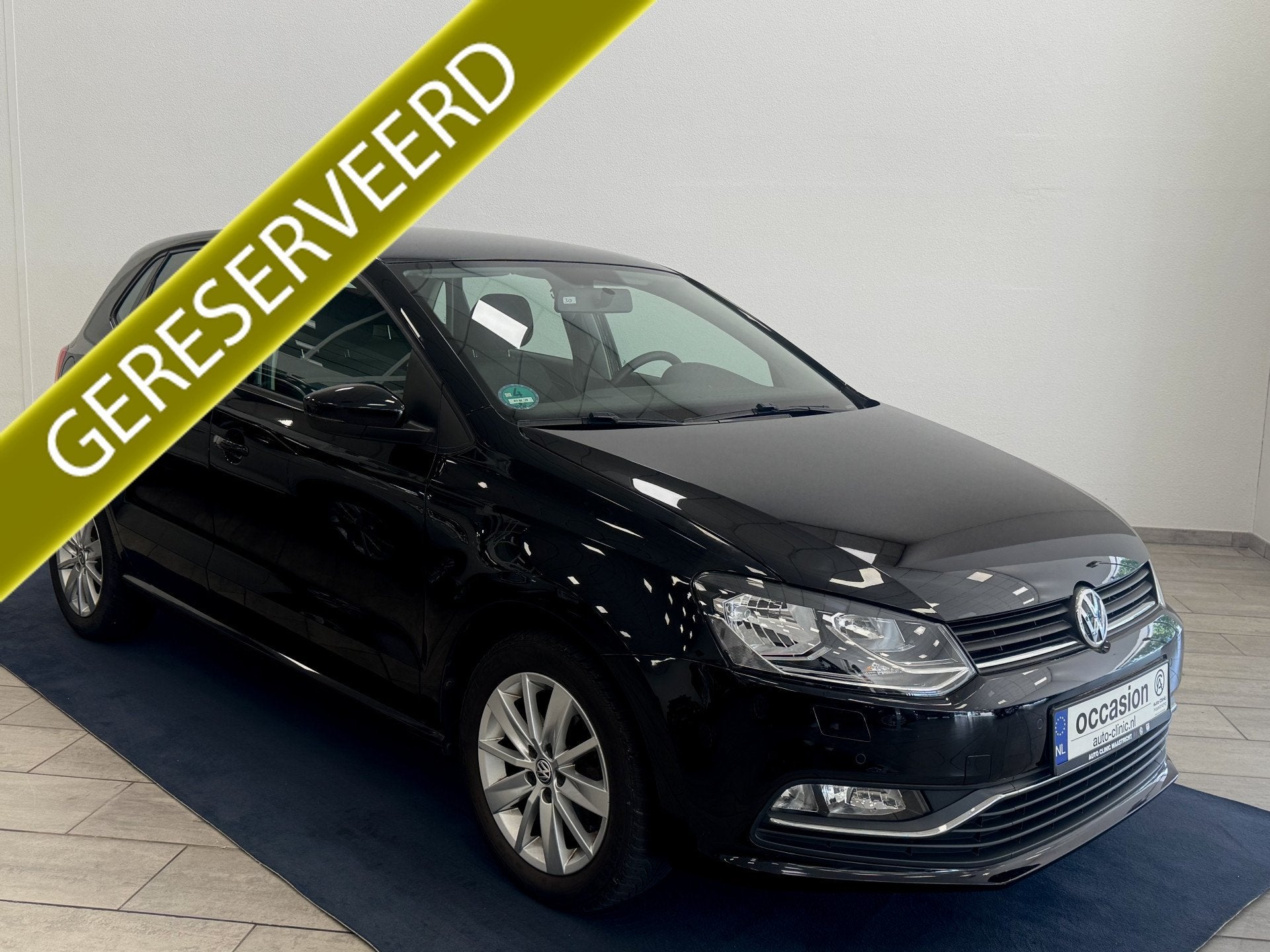 Volkswagen Polo 5-DRS 1.0 COMFORTLINE / V+A PDC / STOELVERWA, Elektrische ramen, Stof, Gebruikt, Zwart